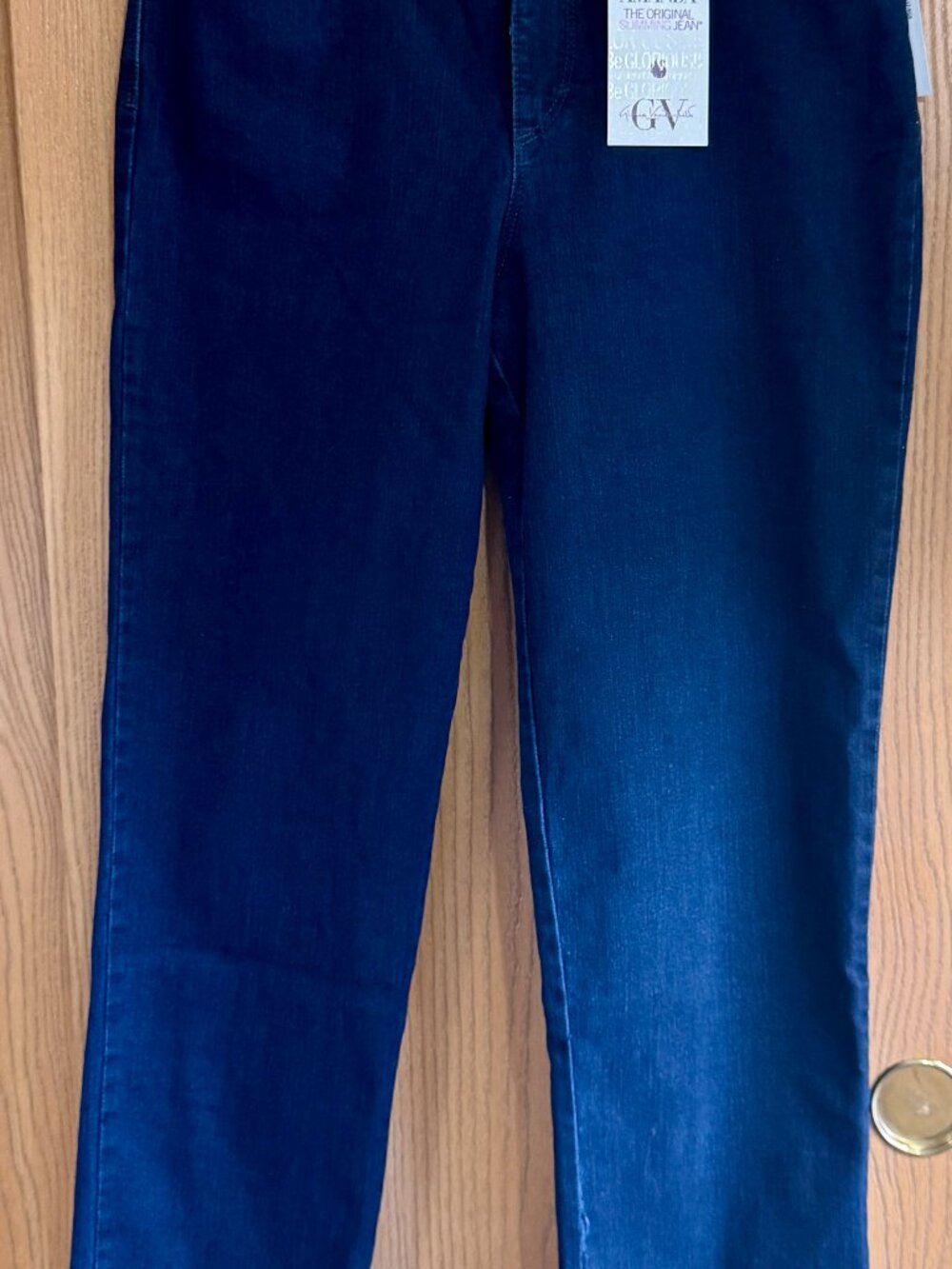 Gloria Vanderbilt Amanda Classic High-Rise Tapered DarkWash Jeans Size 10R *NWT*